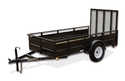 5 ft X 10 ft Wood Floor Trailer With Solid Sides