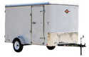 6 ft X 12 ft Enclosed Trailer With Atv Transition Flap