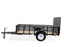 5 ft X 10 ft Wood Floor Trailer With Mesh High Sides