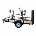 Trimmer Rack For Utility Trailers