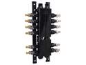 12-Port Home Run Manifold With Brass Crimp Ball Valve