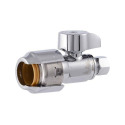 1/2-Inch X 1/4-Inch Max Brass Push Straight Stop