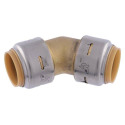 3/4-Inch Max Brass Push 45-Degree Elbow