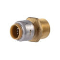 1/2-Inch X 3/4-Inch Max Brass Push Male Adapter