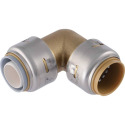 3/4-Inch X 3/4-Inch Max Brass Polybutylene 90-Degree Elbow