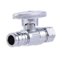 1/2 Inch Pex-A Expansion X 3/8 Inch O.D. Compression Straight Stop Valve