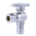 1/2 Inch Pex-A Expansion X 3/8 Inch O.D. Compression Angle Stop Valve