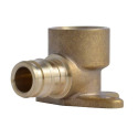 1/2 Inch Pex-A X 1/2 Inch Fnpt Brass Drop Ear 90-Degree Elbow Fitting