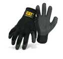Medium Black/Gray Lined Poly/Cotton Glove With Latex Palm And Diesel Power Logo