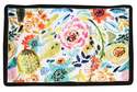 28-Inch X 40-Inch, Large/Extra-Large, Field of Flowers, Black Sherpa, Dog Blanket