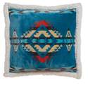 18-Inch X 18-Inch Turquoise Southwest Throw Pillow