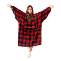 Lumberjack Red Hooded Blanket