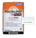 25-Pound Cool White Polyblend Plus Sanded Grout For Grout Joints From 1/8 To 1/2-Inch