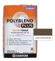 25-Pound Coffee Bean Polyblend Plus Sanded Grout For Grout Joints From 1/8 To 1/2-Inch