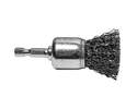 1-Inch Drill End Brush Coarse Crimp Wire Brush