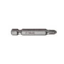 Screwdriver Bit, #2r Drive, 1/4 In Shank, Hex Shank, 2 In L, Steel