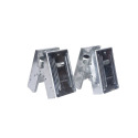 Metal Saw Horse Brackets, 2-Pack