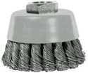 2-3/4 in Knotted Angle Grinder Cup Brush, Coarse