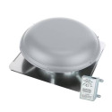 1320-CFM Gray Roof Mount Metal Vent Replacement Dome