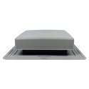 Gray Plastic Square Roof Louver