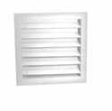 14 x 24-Inch Aluminum White Wall Louver