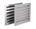 18 x 24-Inch Aluminum Mill Wall Louver