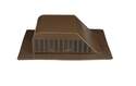 Airhawk Slant Brown Galvanized Steel Filtered Roof Vent 