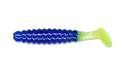 1-1/2-Inch Blue/Chartreuse Tail Crappie/Panfish Grub 18-Pack