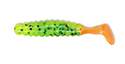 1-1/2-Inch Chartreuse Black/Orange Tail Crappie/Panfish Grub 18-Pack