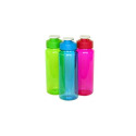 21-Ounce Flip Top Plastic Water Bottle