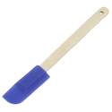 Small Silicone Spatula With Wooden Handle, Assorted Colors (One Spatula)