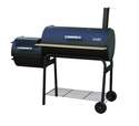 Silver Smoker Off-Set Charcoal Smoker And Grill