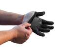 Black And White Nitrile Disposable BBQ Gloves