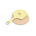 Pizza Stone Kit With Ceramic Pizza Stone And Wooden Paddle