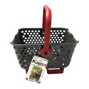 Kajo® Gray And Cherry Basket, 4-Liter