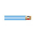 14/3 Solid CerroMax SLiPWire Copper NM-B Wire — Light Blue, 250 ft.