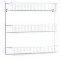 3-Tier White Wall Rack