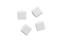 White Drawer Stops, 4-Pack