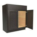 Luxor Smoky Grey 2-Door Vanity Sink Base, 24" W x 34-1/2" H