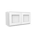 30-Inch X 15-Inch, Luxor, White, Wall Cabinet  