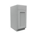 15-Inch, Luxor, Misty Grey, Base Cabinet