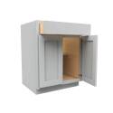 27-Inch, Luxor, Misty Grey, Base Cabinet
