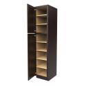 18-Inch X 24-Inch X  84-Inch, Luxor, Espresso, Utility Cabinet