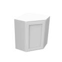 24-Inch X 30-Inch Luxor,White, Wall Corner 