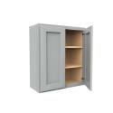 27-Inch X 30-Inch, Luxor, Misty Grey, Wall Cabinet