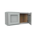 30-Inch X 15-Inch, Luxor, Misty Grey, Wall Cabinet