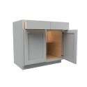 36-Inch, Luxor, Misty Grey, Base Cabinet