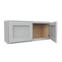 36-Inch X 15-Inch, Luxor, Misty Grey, Wall Cabinet