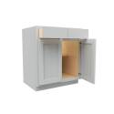 30-Inch, Luxor, Misty Grey, Base Cabinet
