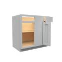 Luxor Misty Grey Blind Base Corner Cabinet